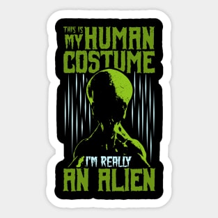 Aliens exist Sticker